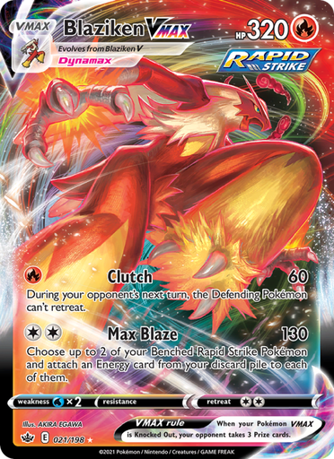 [swsh6-21] Blaziken VMAX Holo Rare VMAX (21/198) swsh6