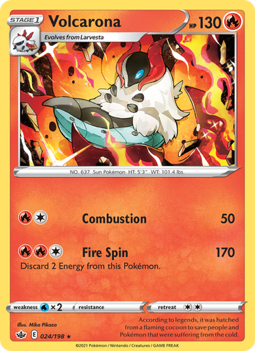 [swsh6-24] Volcarona Rare (24/198) swsh6