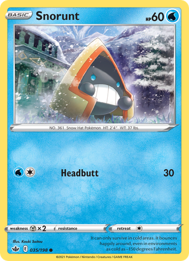 [swsh6-35] Snorunt Common (35/198) swsh6