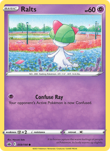 [swsh6-59] Ralts Common (59/198) swsh6