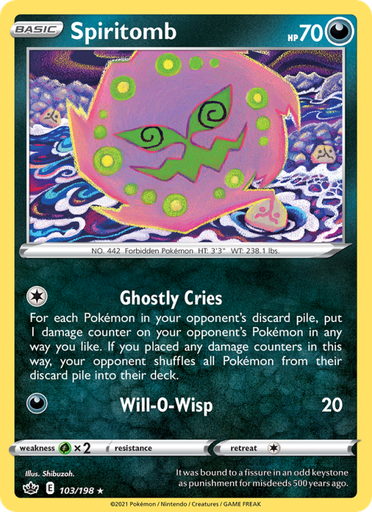 [swsh6-103] Spiritomb Rare (103/198) swsh6