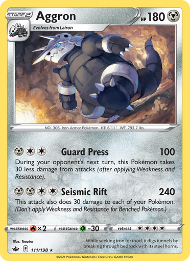[swsh6-111] Aggron Rare (111/198) swsh6