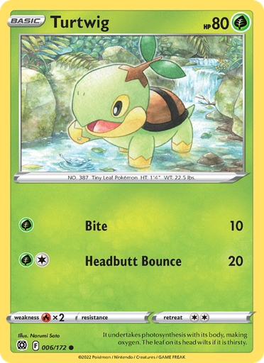 [swsh9-006] Turtwig Common (006/172) swsh9