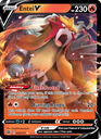 Entei V Holo Rare V (022/172) swsh9