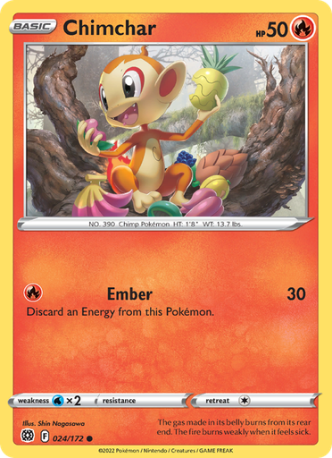 [swsh9-024] Chimchar Common (024/172) swsh9