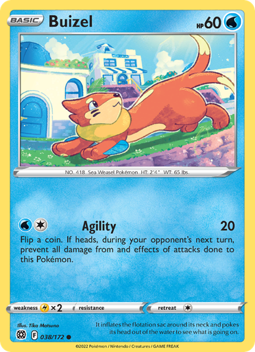 [swsh9-038] Buizel Common (038/172) swsh9