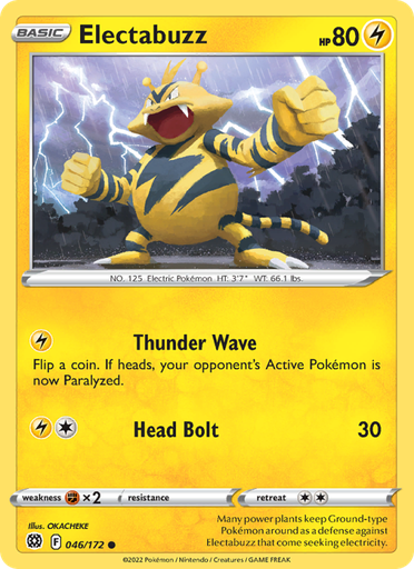 [swsh9-046] Electabuzz Common (046/172) swsh9