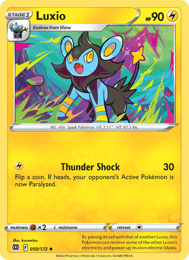 [swsh9-050] Luxio Uncommon (050/172) swsh9