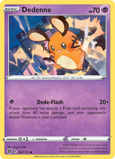 [swsh9-067] Dedenne Common (067/172) swsh9
