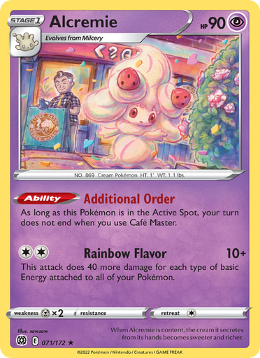 [swsh9-071] Alcremie Rare (071/172) swsh9