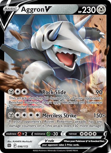 [swsh9-096] Aggron V Holo Rare V (096/172) swsh9