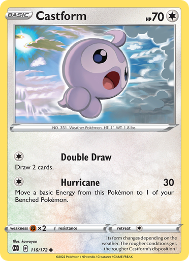 [swsh9-116] Castform Common (116/172) swsh9