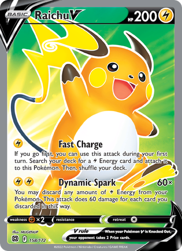 [swsh9-158] Raichu V Ultra Rare (158/172) swsh9