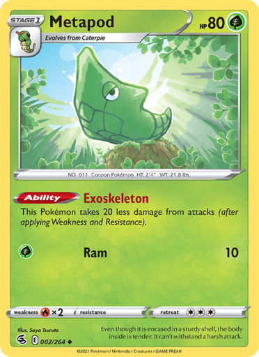 [swsh8-2] Metapod Uncommon (2/264) swsh8
