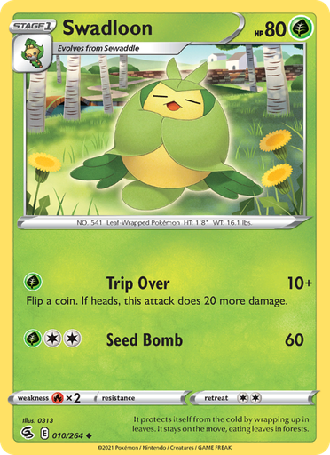 [swsh8-10] Swadloon Uncommon (10/264) swsh8