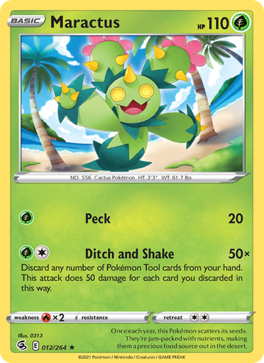 [swsh8-12] Maractus Rare (12/264) swsh8