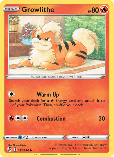 [swsh8-32] Growlithe Common (32/264) swsh8