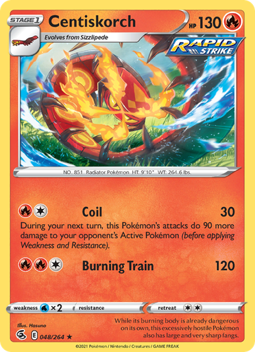 [swsh8-48] Centiskorch Rare (48/264) swsh8