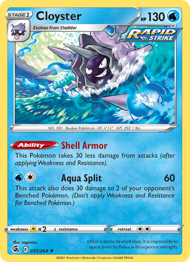 [swsh8-51] Cloyster Rare (51/264) swsh8