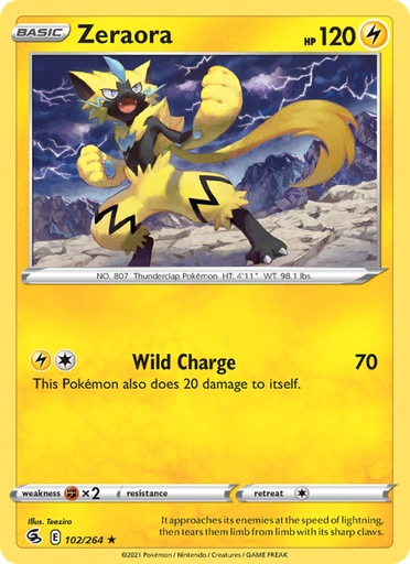 [swsh8-102] Zeraora Rare (102/264) swsh8