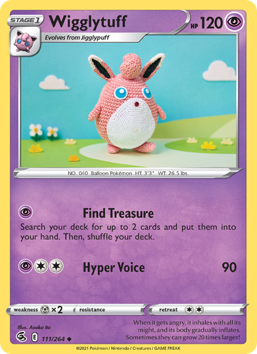 [swsh8-111] Wigglytuff Uncommon (111/264) swsh8