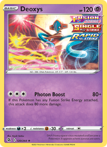 [swsh8-120] Deoxys Holo Rare (120/264) swsh8