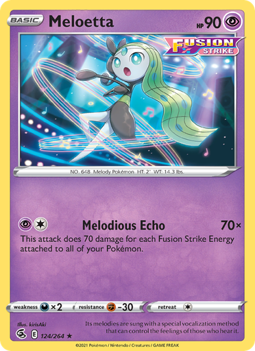 [swsh8-124] Meloetta Rare (124/264) swsh8