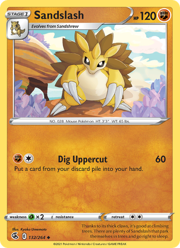 [swsh8-132] Sandslash Uncommon (132/264) swsh8