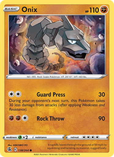 [swsh8-138] Onix Common (138/264) swsh8