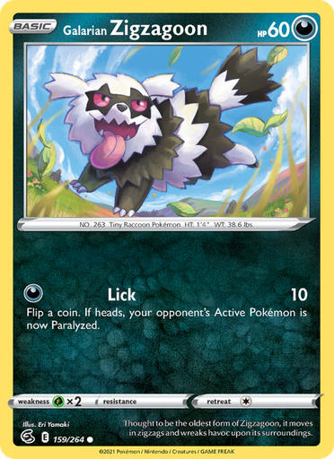 [swsh8-159] Galarian Zigzagoon Common (159/264) swsh8