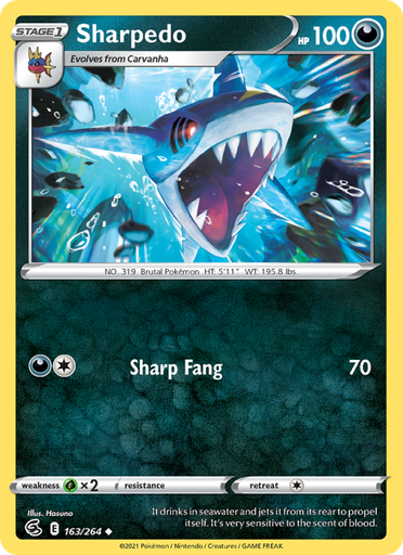 [swsh8-163] Sharpedo Uncommon (163/264) swsh8