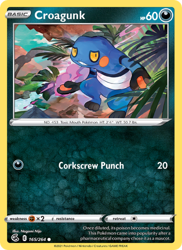 [swsh8-165] Croagunk Common (165/264) swsh8