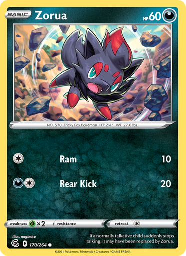 [swsh8-170] Zorua Common (170/264) swsh8