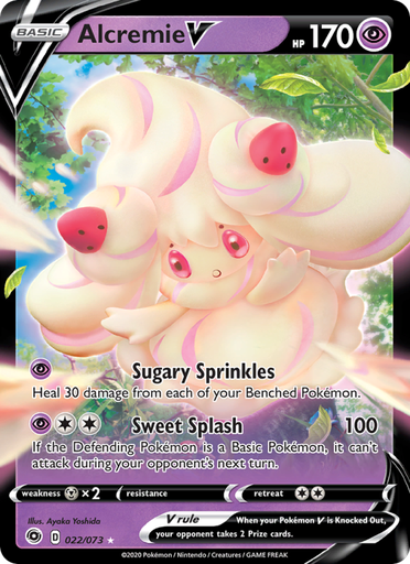 [swsh3.5-22] Alcremie V Holo Rare V (22/70) swsh3.5