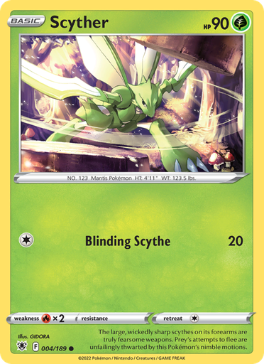 [swsh10-004] Scyther Common (004/189) swsh10
