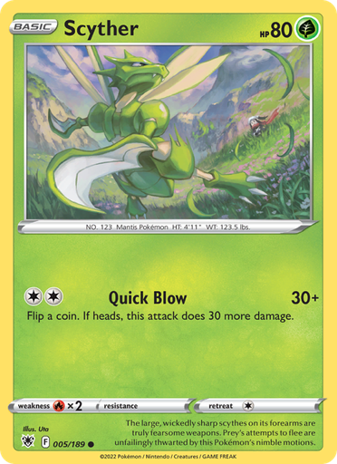 [swsh10-005] Scyther Common (005/189) swsh10