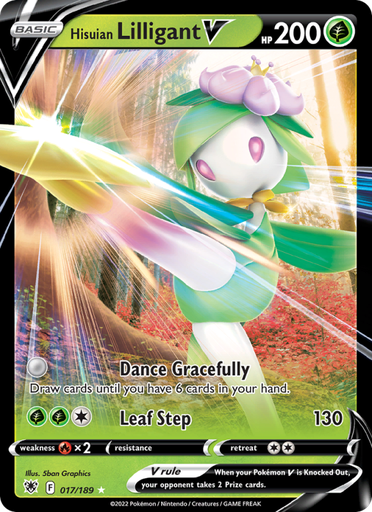 [swsh10-017] Hisuian Lilligant V Holo Rare V (017/189) swsh10
