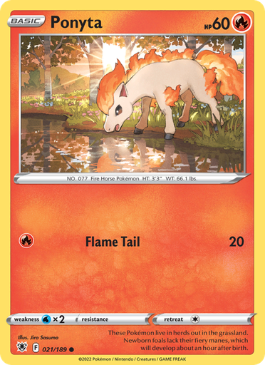 [swsh10-021] Ponyta Common (021/189) swsh10