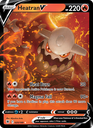 Heatran V Holo Rare V (025/189) swsh10