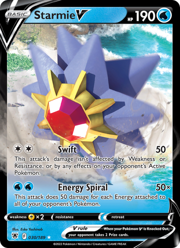 [swsh10-030] Starmie V Ultra Rare (030/189) swsh10