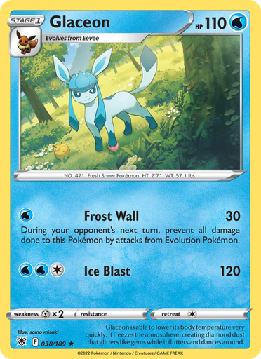 [swsh10-038] Glaceon Rare (038/189) swsh10