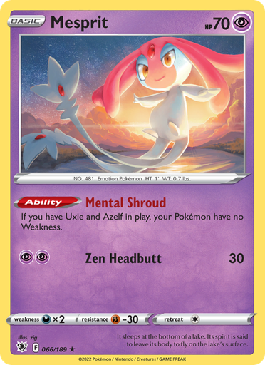 [swsh10-066] Mesprit Holo Rare (066/189) swsh10