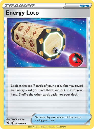 [swsh10-140] Energy Loto Uncommon (140/189) swsh10