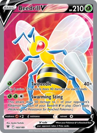 [swsh10-160] Beedrill V Ultra Rare (160/189) swsh10