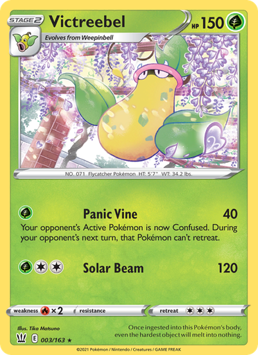 [swsh5-3] Victreebel Rare (3/163) swsh5