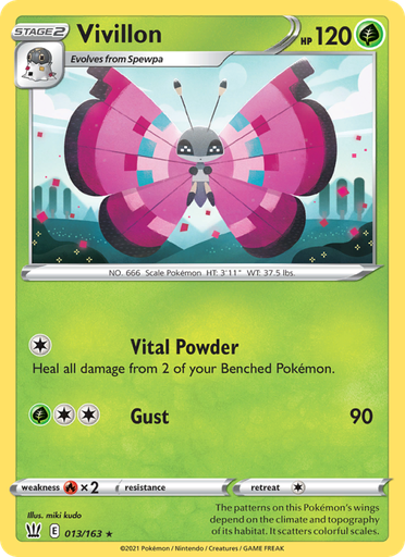 [swsh5-13] Vivillon Rare (13/163) swsh5