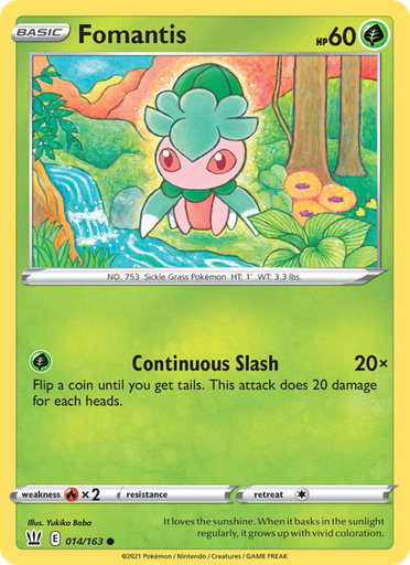 [swsh5-14] Fomantis Common (14/163) swsh5