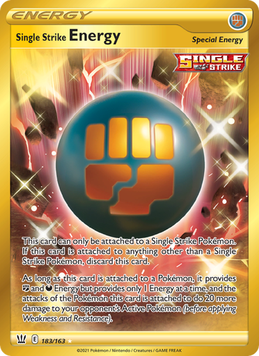 [swsh5-183] Single Strike Energy Secret Rare (183/163) swsh5