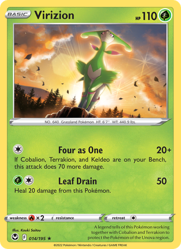 [swsh12-014] Virizion Rare (014/195) swsh12