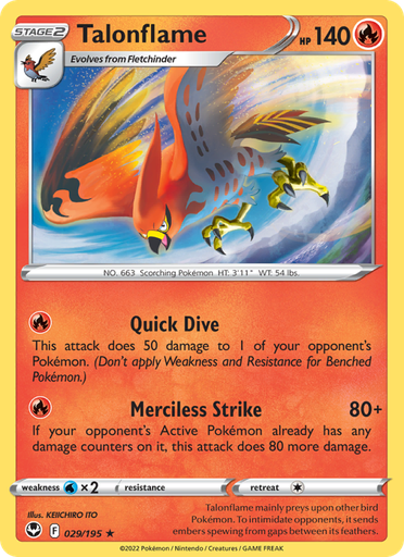 [swsh12-029] Talonflame Rare (029/195) swsh12